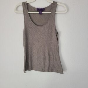 Ralph Lauren Purple Label Women's Tan Tank Top